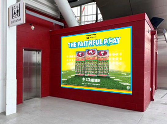 LEVI'S Stadium Team Spirit Scratchers Creative