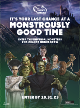 Ca Lottery - Universal Monsters Window Poster