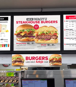 Arby's WAGYU Menu Translite